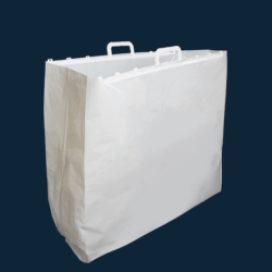 Surfilm Packaging- Sac poignées rigides à soufflets latéraux