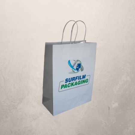 La Boutique Surfilm : Sac papier kraft blanc Surfilm