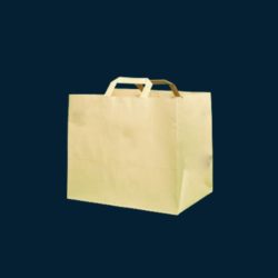 boutique-surfilm-sacs-et-film-sur-stock-Sac-papier-kraft-brun-recyclé-et-recyclable-à-poignées-plates-32+21+27