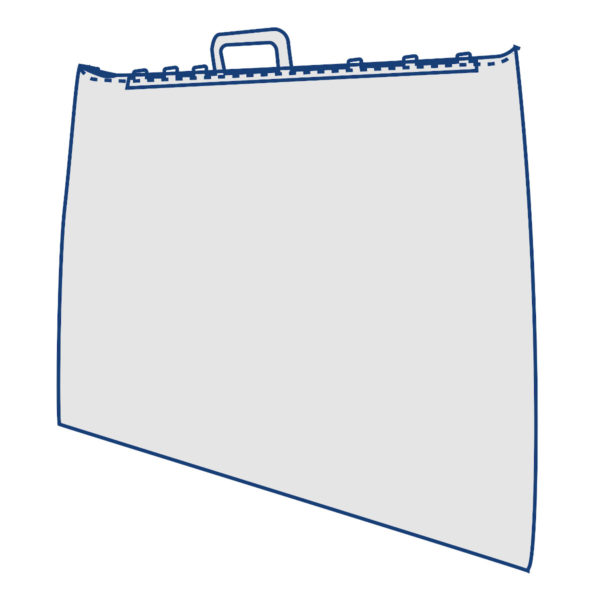 La Boutique Surfilm : Sac poignées rigides sans soufflets